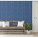 Papel de Parede Autoadesivo Removível Pequeno Floral Meia-Noite Azul para Quarto, Banheiro, Lavanderia e Closet - S4Sassy 63,5 cm (L) × 152,4 cm (C) / Azul - Vinil Texturizado