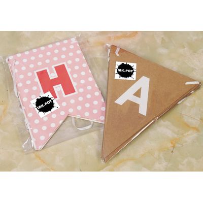 Varal de Bandeirinhas Cursivas Taco Bout Love Prateado Metálico para Casamento e Noivado - Inkdotpot Prata