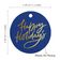 Etiquetas para Pendurar em Papel Metalizado "Boas Festas" para Lembrancinha - Inkdotpot 50 Etiquetas Metalizadas / Azul - Dourado
