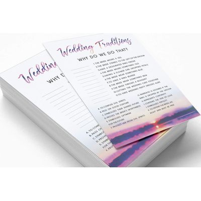 50 Cartões Quadrados em Branco para Preencher Ideias de Presentes para Chá de Noiva/Despedida de Solteira a Granel Tema Natureza - Inkdotpot 12,7 Cm × 17,78 Cm / Branco - Por Que Fazemos Isso?