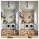 Vinílico Autoadesivo Urban Chic Circle Ikat À Prova d'Água Marrom Removível para Quartos, Salas e Espaços de Aluguel - S4Sassy 63,5 cm (L) × 914,4 cm (C) / Marrom - Vinil Liso