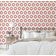 Vinílico Autoadesivo Urban Chic Circle Ikat À Prova d'Água Marrom Removível para Quartos, Salas e Espaços de Aluguel - S4Sassy 63,5 cm (L) × 914,4 cm (C) / Marrom - Vinil Liso