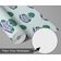 Papel de Parede Vinílico Autoadesivo Verde, Estampa de Botões Florais, Mural Estilo Asiático para Banheiro, Lavanderia e Closet - S4Sassy 63,5 cm (L) × 609,6 cm (C) / Verde - Vinil Liso