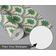Papel de Parede Estampado Arco de Palmeiras - Bege, Vinil Autoadesivo, Revestimento Decorativo, Aplicação Fácil para Quarto e Sala - S4Sassy 63,5 cm (L) × 152,4 cm (C) / Bege - Vinil Liso