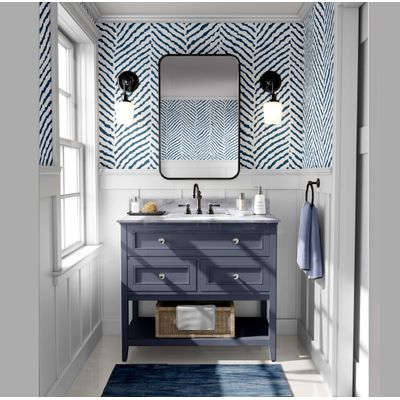 Papel de Parede Vinílico Autoadesivo Estampa Animal Vibes à prova d'água Azul Removível para Quartos e Salas, para Inquilinos - S4Sassy 63,5 cm (L) × 304,8 cm (C) / Azul - Vinil Liso