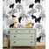 Papel de Parede Urso e Árvore Branco, Vinil Autoadesivo, Revestimento de Parede Fácil DIY para Quarto Infantil e Sala de Brincar - S4Sassy 63,5 cm (L) × 152,4 cm (C) / Branco - Vinil Liso