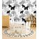 Papel de Parede Urso e Árvore Branco, Vinil Autoadesivo, Revestimento de Parede Fácil DIY para Quarto Infantil e Sala de Brincar - S4Sassy 63,5 cm (L) × 914,4 cm (C) / Branco - Vinil Texturizado