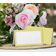 Pacote 24 Cartões Tenda Sólidos para Mesa, Casamento, Ação de Graças, Natal, Buffet, Cartões de Nome (Amarelo Claro) - Inkdotpot 10,16 Cm × 8,89 Cm / Amarelo