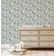 Papel Contact Adesivo Vinílico Impermeável Verde, Árvores Tropicais Esboçadas, Removível, para Inquilinos, Quarto e Sala de Jantar - S4Sassy 63,5 cm (L) × 304,8 cm (C) / Verde - Vinil Liso