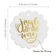 Etiquetas de Papel para Lembrancinhas de Natal 'Jingle All The Way' com Foil Metalizado para Pendurar - Inkdotpot 100 Etiquetas Metalizadas / Branco - Dourado