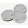 Let Love Sparkle Etiquetas Pendentes para Garrafas de Casamento Metalizadas para Lembrancinhas - Inkdotpot 100 Etiquetas Metalizadas / Branco - Prata