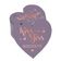 Tag de Papel Metalizado 'Kiss The Miss Goodbye' para Lembrancinha de Chá de Noiva e para Pendurar - Inkdotpot 50 Etiquetas Metalizadas / Roxo - Ouro Rosé