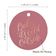 Etiquetas para Garrafa 'Baby It's Cold Outside' Chá de Bebê, Metalizadas para Lembrancinha, para Pendurar - Inkdotpot 50 Etiquetas Metalizadas / Rosa - Ouro Rosé
