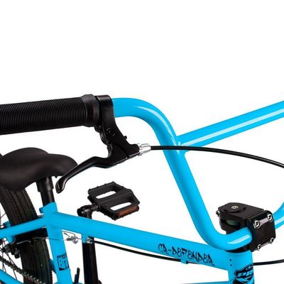 Bicicleta Aro 20 Bmx Pedivela 3 Peças Aço Hi-ten Bob P03 Azul - D'rossi