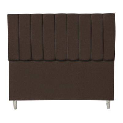 Cabeceira Solteiro 0,90m Holanda Suede - Pallazio Cor Marrom