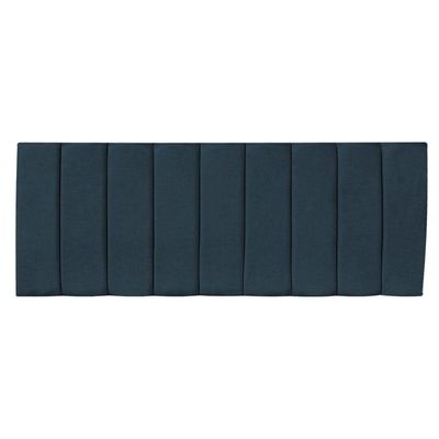 Cabeceira Painel Casal 1,40m Holanda Suede Azul Marinho - Pallazio