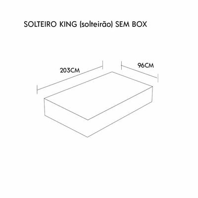 Colchão Firme Natural 2025- 100% Latex Firme Opcionais Kit Spa Medida Solteiro King 96x203cm