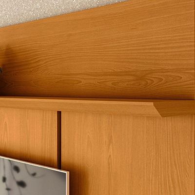 Painel Rack Bancada Aura Mdp 2 Portas Deslizantes - Pallazio Cor Cinamomo