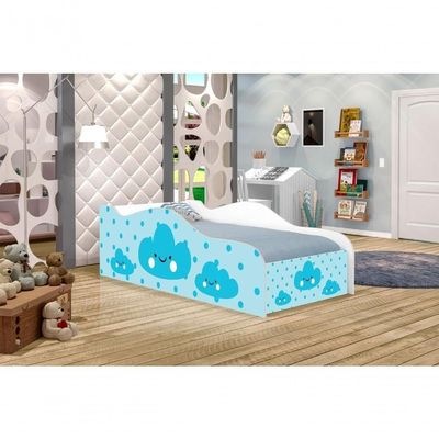 Mini Cama Fun Nuvens Meninos