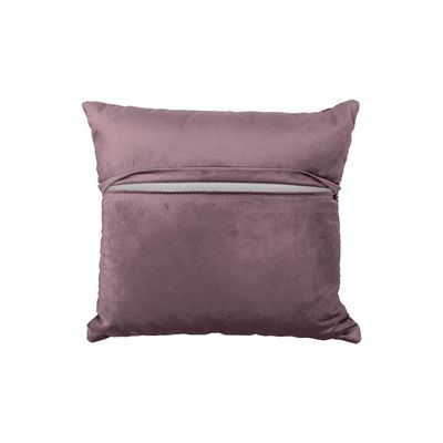 Almofada Tressê 40x40cm Veludo Rosê - Nexta Casa
