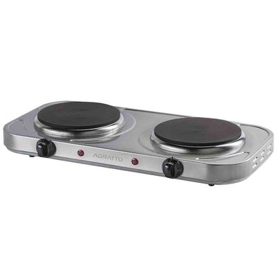Fogão Cooktop Elétrica Agratto 2000W Fm02 Aço Inoxidável 220V