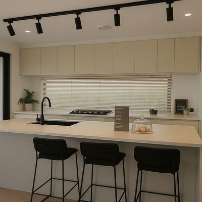 Persiana Horizontal Alumínio 25mm Bege - 1,51m X 2,88m Bege