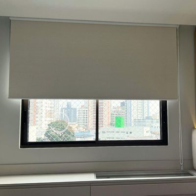 Persiana Rolo Blackout Creme Napolis - 1,00m X 1,80m Creme