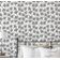 Papel de Parede Vinílico Autoadesivo Estampa Ginkgo Chique À Prova d'Água Cinza, Removível para Quartos, Salas e Armários - S4Sassy 63,5 cm (L) × 609,6 cm (C) / Cinza - Vinil Liso