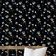 Papel de Parede Autocolante Vinílico Impermeável, Estampa Floral, Preto, Removível, Ideal para Inquilinos, Quarto/Sala/Jantar - S4sassy 63,5 cm (L) × 152,4 cm (C) / Preto - Vinil Liso
