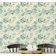 Vinil Autoadesivo Removível Impermeável, Estampa Esboço de Rosa Inspirada na Natureza, Rolo para Paredes, Armários e Cômoda - S4sassy 63,5 cm (L) × 609,6 cm (C) / Verde - Vinil Texturizado