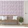 Papel de Parede Vinílico Autocolante Peel & Stick Floral Chic À Prova d'Água Rosa Removível Para Quartos, Salas e Armários - S4Sassy 63,5 cm (L) × 914,4 cm (C) / Rosa - Vinil Liso