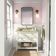 Papel de Parede Autoadesivo Linhas Geométricas Rosa Monocromática, Vinílico Removível DIY para Parede de Entrada, Decoração - S4sassy 63,5 cm (L) × 152,4 cm (C) / Rosa - Vinil Liso