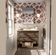 Papel de Parede Vinílico Autoadesivo Estampa Floral Geométrica Mural Estilo Asiático, Banheiro, Lavanderia e Closet Marrom - S4Sassy 63,5 cm (L) × 914,4 cm (C) / Marrom - Vinil Texturizado