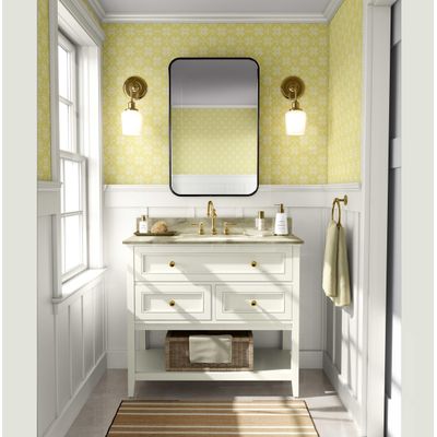 Revestimento Vinílico Autoadesivo com Proteção Solar, Mural Asiático, Aplicação Rápida para Banheiro/Lavanderia/Closet, Amarelo - S4Sassy 63,5 cm (L) × 152,4 cm (C) / Amarelo - Vinil Texturizado