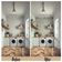 Papel de Parede Vinílico Autoadesivo Removível Estrelas-do-Mar e Conchas Lúdicas, Mural Laranja para Banheiro Lavanderia e Closet - S4Sassy 63,5 cm (L) × 152,4 cm (C) / Laranja - Vinil Liso
