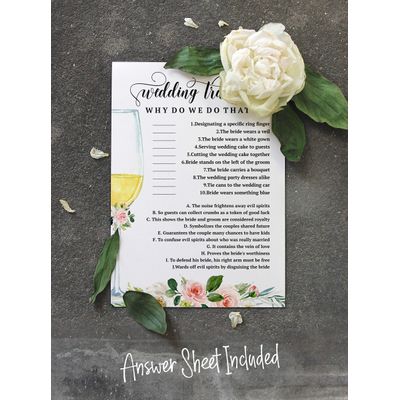 50 Cartões de Jogo Florais para Chá de Noiva e Despedida de Solteira, Quadrados, em Branco, para Preencher, Atacado - Inkdotpot 12,7 Cm × 17,78 Cm / Branco - Por Que Fazemos Isso?
