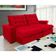 Sofá 3 Lugares Coliseu 2.30m Retrátil E Reclinável Super Pillow - Vermelho