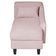 Recamier Diva França 1,40m Suede Rosa Bebe - Inova Decor