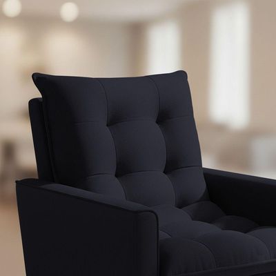 Poltrona Sala 92cm Elegante Confortável E Perfeita Para Qualquer Ambiente Ester Preto