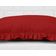 Fronha Decorativa com Babados em Algodão Shabby Chic Estilo Farmhouse - Vargottam 66,04 Cm × 50,8 Cm / Vermelho