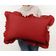 Fronha Decorativa com Babados em Algodão Shabby Chic Estilo Farmhouse - Vargottam 66,04 Cm × 50,8 Cm / Vermelho