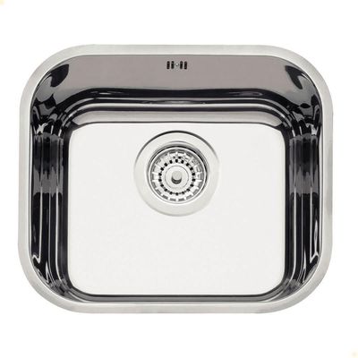 Cuba Tramontina Lavínia 40 Bl Prime Em Aço Inox Alto Brilho 40x34 Cm Com Escape E Válvula 94020203