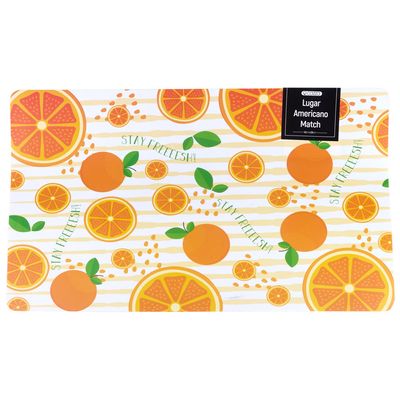Jogo Americano Cazza Frutas em Plástico 28cm - Item Sortido