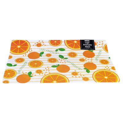 Jogo Americano Cazza Frutas em Plástico 28cm - Item Sortido