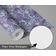 Papel de Parede Vinil Autoadesivo Removível, Estampa Tropical Trepadeira Floral Roxo, Renovação Rápida para Banheiro e Lavanderia - S4Sassy 63,5 cm (L) × 304,8 cm (C) / Roxo - Vinil Liso
