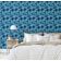 Papel de Parede Tropical Azul Paraíso de Palmeiras Vinil Autoadesivo Envoltório Decorativo DIY Fácil para Quarto, Sala e Ambientes - S4Sassy 63,5 cm (L) × 304,8 cm (C) / Azul - Vinil Liso