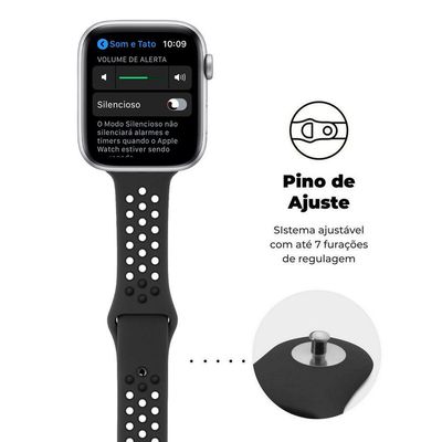 Pulseira para Apple Watch 42 / 44 / 45MM Armor Running - Preto - Gshield