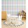 Papel de Parede Xadrez Amarelo Autoadesivo em Vinil, Fácil de Aplicar para Quarto Infantil e Sala de Brincar - S4Sassy 63,5 cm (L) × 152,4 cm (C) / Amarelo - Vinil Texturizado