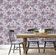 Papel de Parede Autoadesivo com Estampa Flor de Pêssego Pastel, Vinílico Impermeável, Rosa, Removível, Ideal para Quarto e Sala - S4sassy 63,5 cm (L) × 304,8 cm (C) / Rosa - Vinil Liso