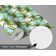 Papel de Parede Padrão Coqueiro Verde - Vinílico Autoadesivo, Decorativo, Instalação DIY Fácil para Quarto e Sala de Estar - S4Sassy 63,5 cm (L) × 609,6 cm (C) / Verde - Vinil Texturizado